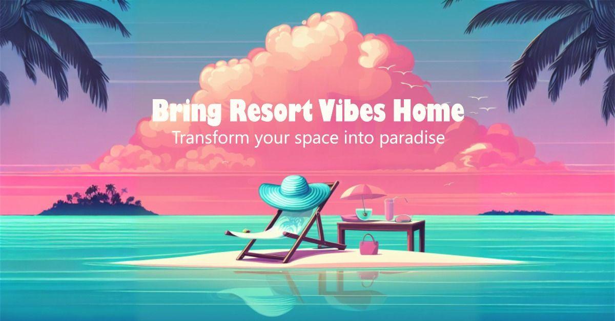 How to Recreate Your Favorite Resort Vibes at Home