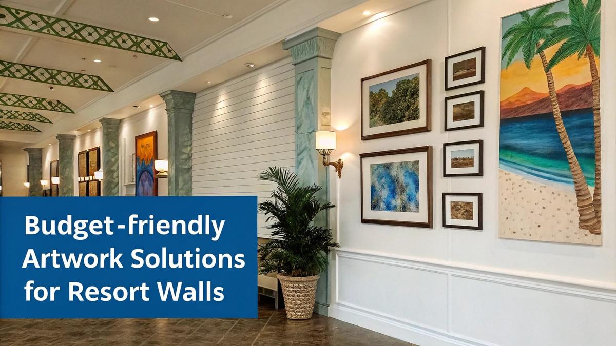 Budget-Friendly Artwork Solutions for Resort Walls
